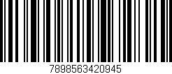 Código de barras (EAN, GTIN, SKU, ISBN): '7898563420945'