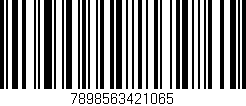 Código de barras (EAN, GTIN, SKU, ISBN): '7898563421065'
