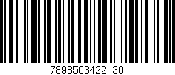 Código de barras (EAN, GTIN, SKU, ISBN): '7898563422130'