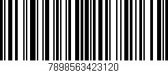Código de barras (EAN, GTIN, SKU, ISBN): '7898563423120'