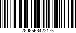 Código de barras (EAN, GTIN, SKU, ISBN): '7898563423175'