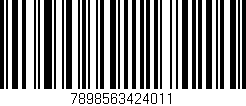 Código de barras (EAN, GTIN, SKU, ISBN): '7898563424011'