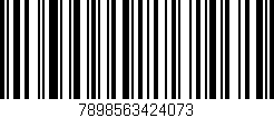 Código de barras (EAN, GTIN, SKU, ISBN): '7898563424073'