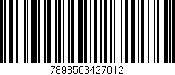 Código de barras (EAN, GTIN, SKU, ISBN): '7898563427012'