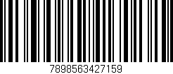 Código de barras (EAN, GTIN, SKU, ISBN): '7898563427159'