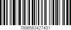 Código de barras (EAN, GTIN, SKU, ISBN): '7898563427401'