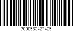 Código de barras (EAN, GTIN, SKU, ISBN): '7898563427425'