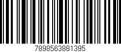 Código de barras (EAN, GTIN, SKU, ISBN): '7898563881395'