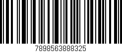Código de barras (EAN, GTIN, SKU, ISBN): '7898563888325'
