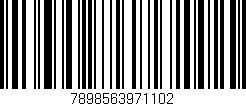 Código de barras (EAN, GTIN, SKU, ISBN): '7898563971102'