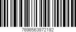 Código de barras (EAN, GTIN, SKU, ISBN): '7898563972192'