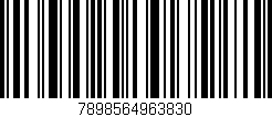 Código de barras (EAN, GTIN, SKU, ISBN): '7898564963830'