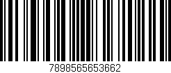 Código de barras (EAN, GTIN, SKU, ISBN): '7898565653662'