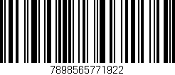 Código de barras (EAN, GTIN, SKU, ISBN): '7898565771922'