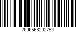 Código de barras (EAN, GTIN, SKU, ISBN): '7898566202753'