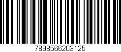 Código de barras (EAN, GTIN, SKU, ISBN): '7898566203125'