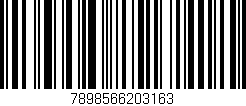 Código de barras (EAN, GTIN, SKU, ISBN): '7898566203163'