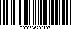 Código de barras (EAN, GTIN, SKU, ISBN): '7898566203187'