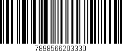 Código de barras (EAN, GTIN, SKU, ISBN): '7898566203330'