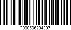Código de barras (EAN, GTIN, SKU, ISBN): '7898566204337'