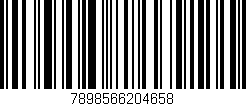 Código de barras (EAN, GTIN, SKU, ISBN): '7898566204658'