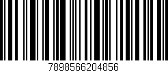 Código de barras (EAN, GTIN, SKU, ISBN): '7898566204856'