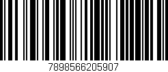 Código de barras (EAN, GTIN, SKU, ISBN): '7898566205907'