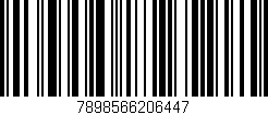 Código de barras (EAN, GTIN, SKU, ISBN): '7898566206447'