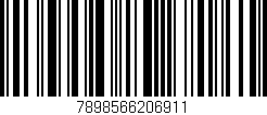 Código de barras (EAN, GTIN, SKU, ISBN): '7898566206911'