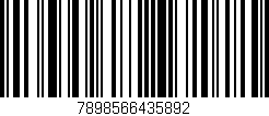 Código de barras (EAN, GTIN, SKU, ISBN): '7898566435892'