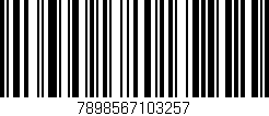 Código de barras (EAN, GTIN, SKU, ISBN): '7898567103257'