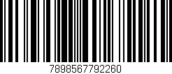 Código de barras (EAN, GTIN, SKU, ISBN): '7898567792260'