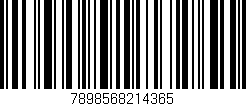 Código de barras (EAN, GTIN, SKU, ISBN): '7898568214365'