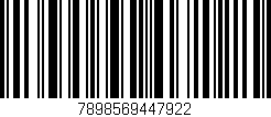Código de barras (EAN, GTIN, SKU, ISBN): '7898569447922'