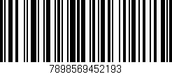 Código de barras (EAN, GTIN, SKU, ISBN): '7898569452193'