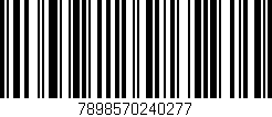 Código de barras (EAN, GTIN, SKU, ISBN): '7898570240277'