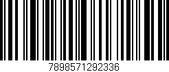 Código de barras (EAN, GTIN, SKU, ISBN): '7898571292336'