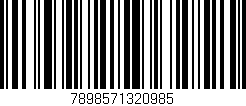 Código de barras (EAN, GTIN, SKU, ISBN): '7898571320985'