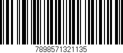 Código de barras (EAN, GTIN, SKU, ISBN): '7898571321135'