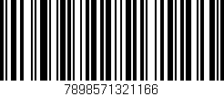 Código de barras (EAN, GTIN, SKU, ISBN): '7898571321166'