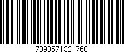 Código de barras (EAN, GTIN, SKU, ISBN): '7898571321760'