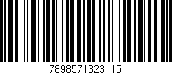 Código de barras (EAN, GTIN, SKU, ISBN): '7898571323115'