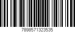 Código de barras (EAN, GTIN, SKU, ISBN): '7898571323535'