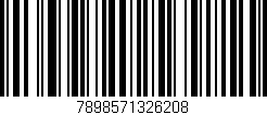 Código de barras (EAN, GTIN, SKU, ISBN): '7898571326208'