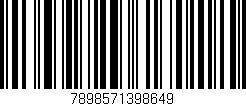 Código de barras (EAN, GTIN, SKU, ISBN): '7898571398649'