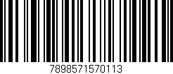 Código de barras (EAN, GTIN, SKU, ISBN): '7898571570113'