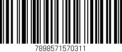 Código de barras (EAN, GTIN, SKU, ISBN): '7898571570311'