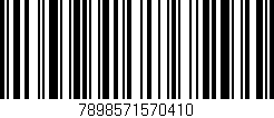 Código de barras (EAN, GTIN, SKU, ISBN): '7898571570410'