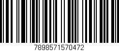 Código de barras (EAN, GTIN, SKU, ISBN): '7898571570472'