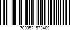 Código de barras (EAN, GTIN, SKU, ISBN): '7898571570489'